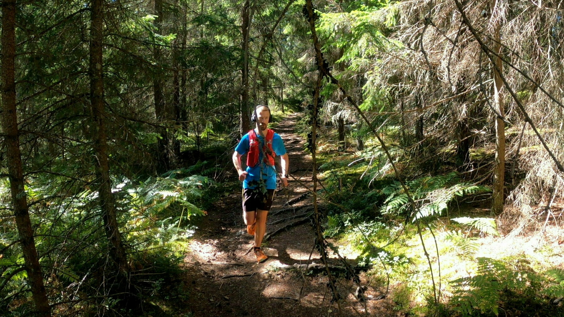 Me running.