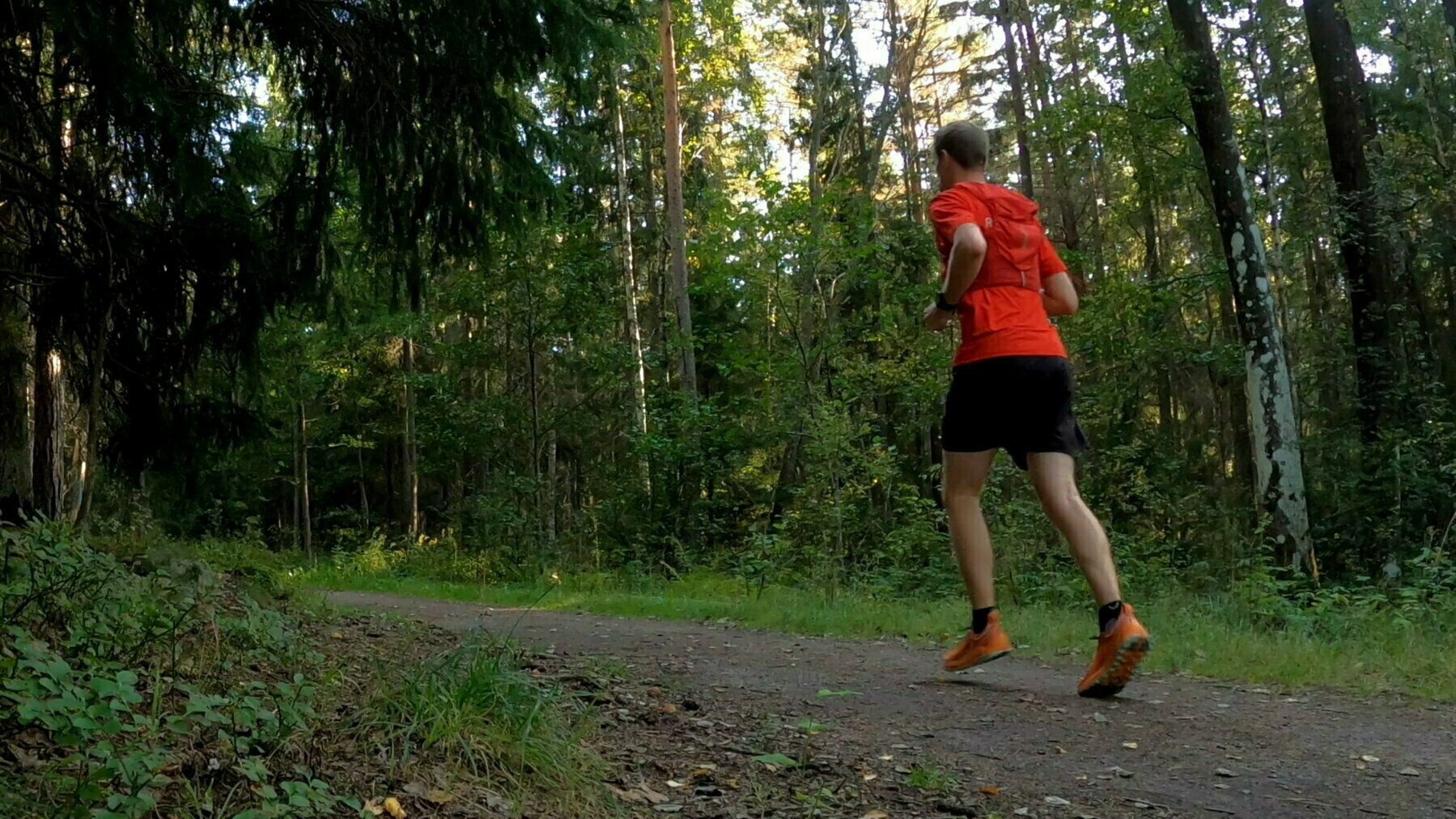 Me running.