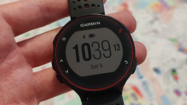 Picture of my Garmin watch.